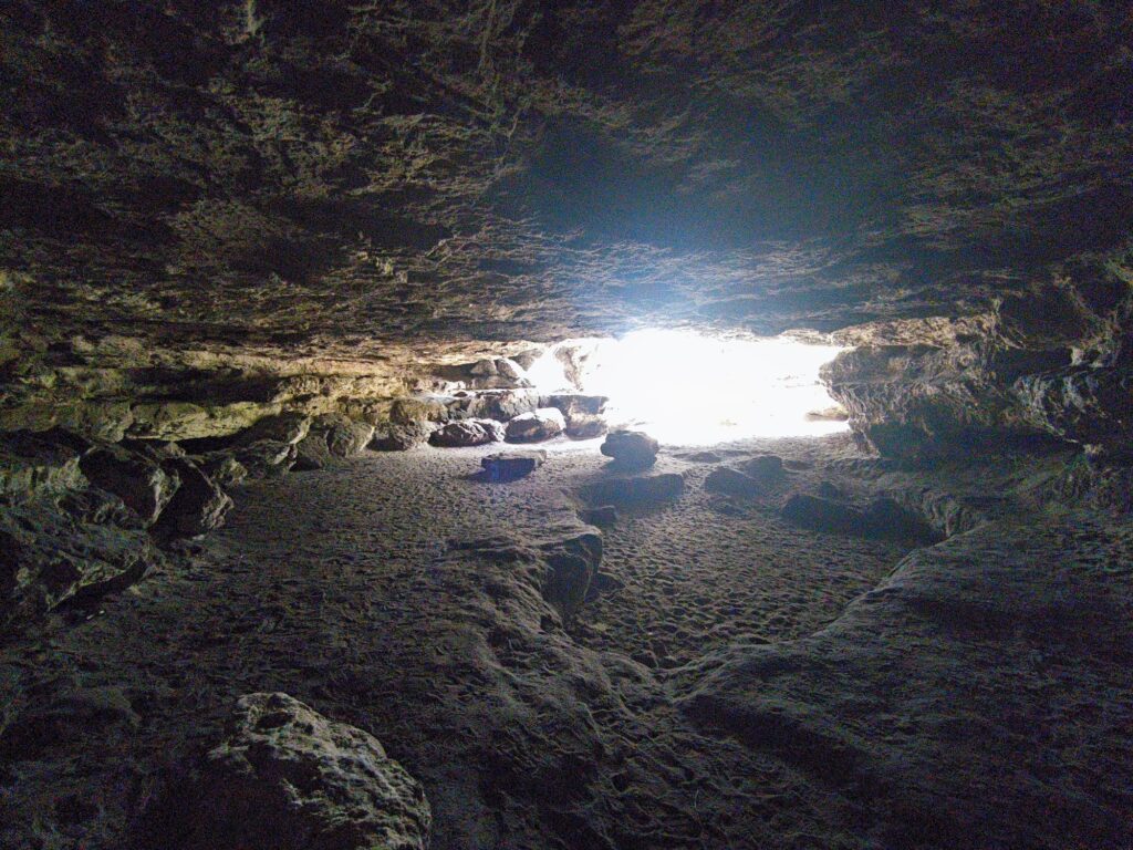 Lichterhöhle, Jeskyně světel na Kleinhennersdorfer Stein
